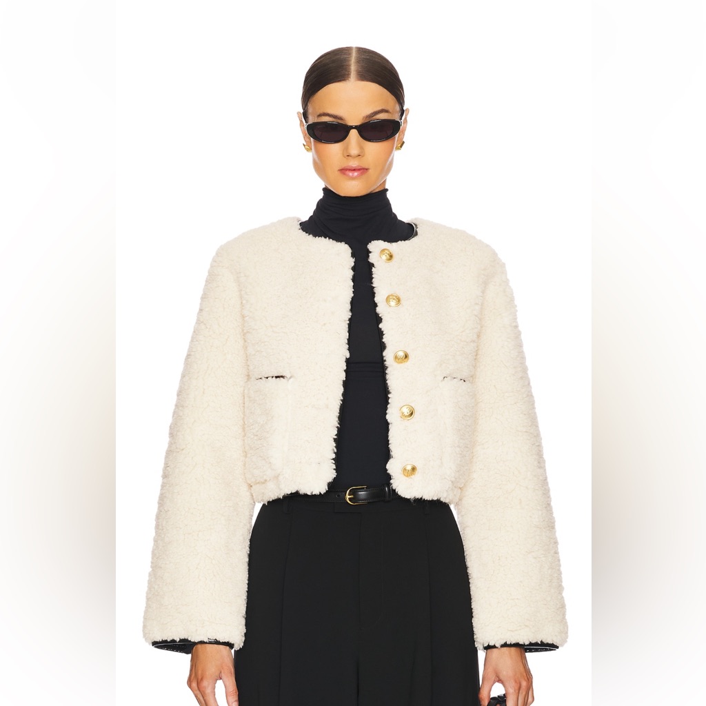 L’academie Pauchet Reversible Faux Sherpa Jacket